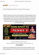 Situs Togel Pulsa Tanpa Potongan